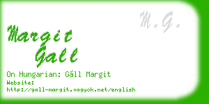 margit gall business card